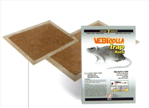 Tabla Trampa adhesiva para ratas , ratones o insectos rastreros.